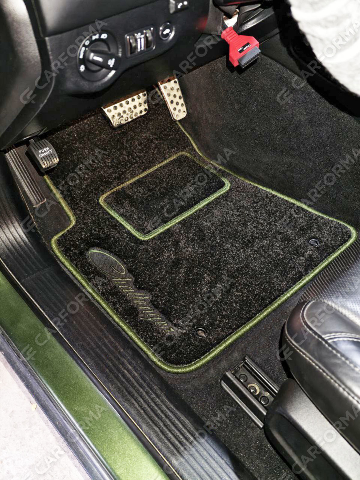 Ворсовые коврики на Dodge Challenger III 2008&nbsp;-&nbsp;2023 во Владикавказе