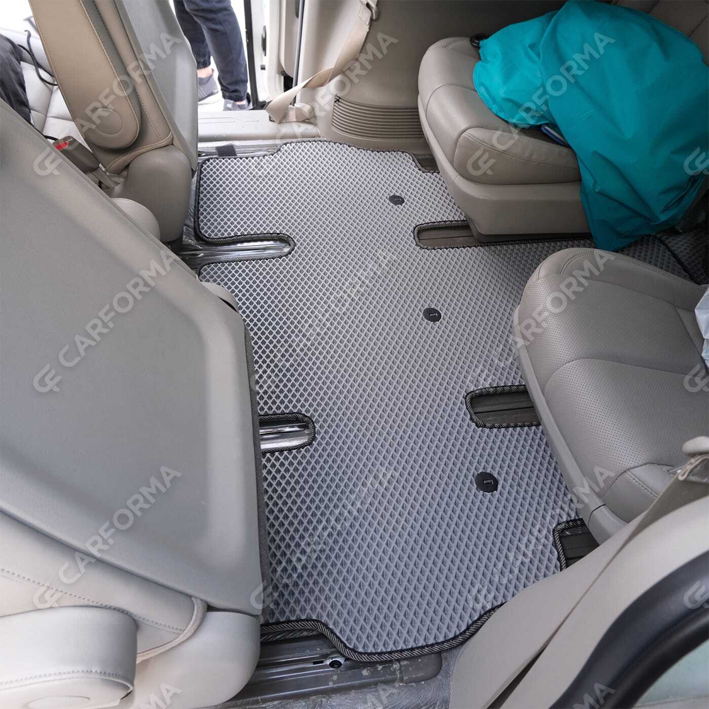 Ворсовые коврики на KIA Carnival III 9 мест и 11 мест 2014&nbsp;-&nbsp;2021 во Владикавказе