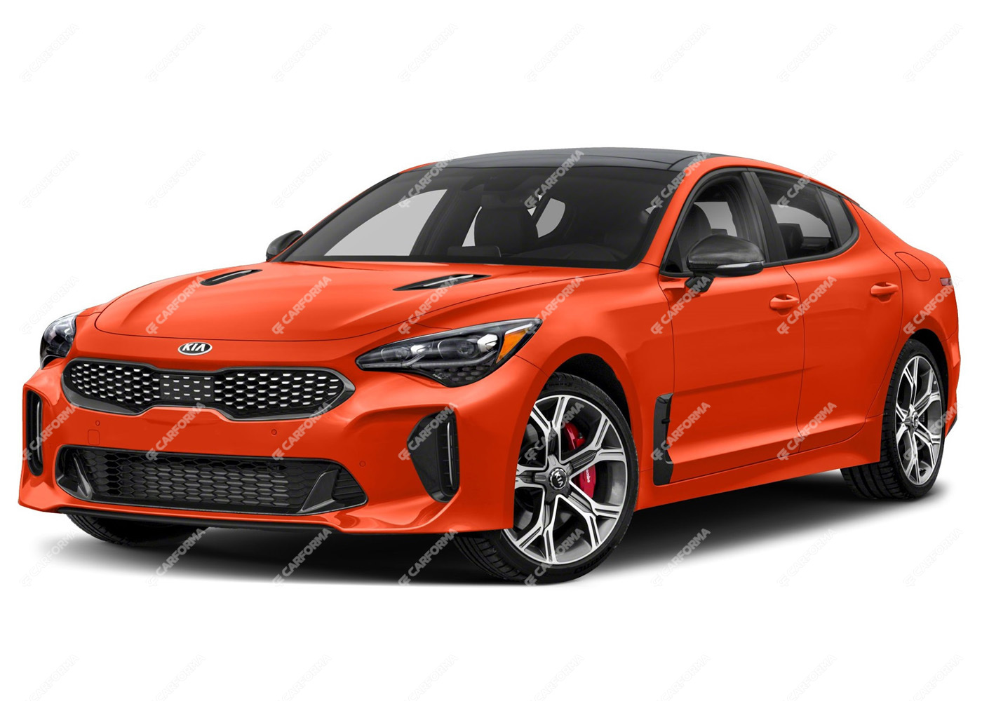 Ворсовые коврики на KIA Stinger 2017 - 2023