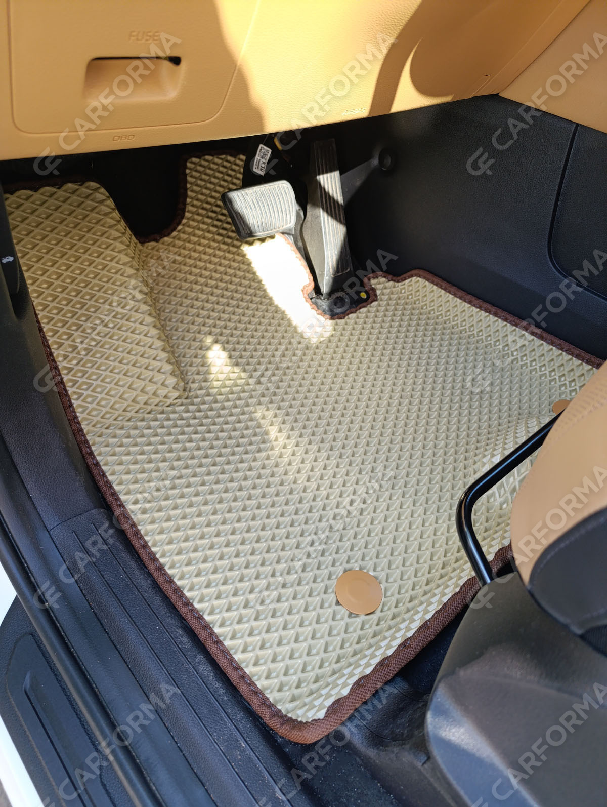 Коврики на KIA Carnival IV 7 мест с оттоманками 2020&nbsp;-&nbsp;2026 во Владикавказе