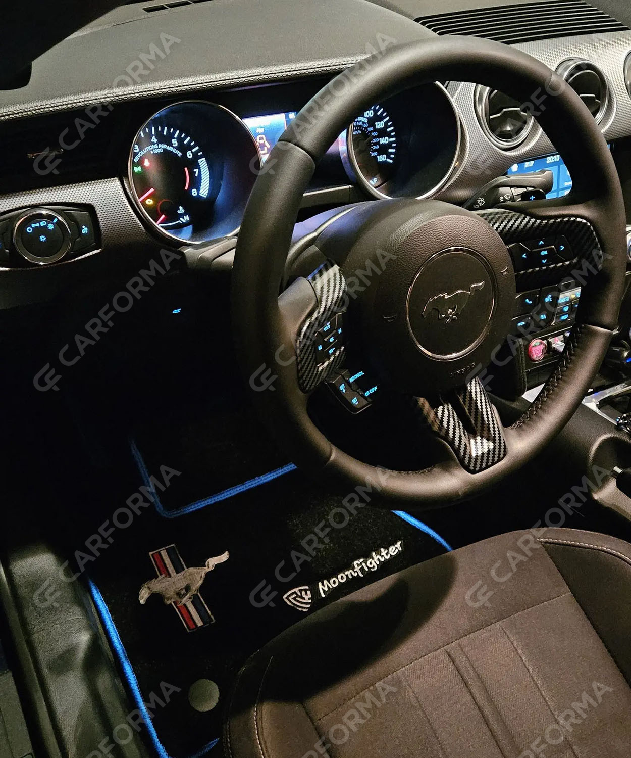 Ворсовые коврики на Ford Mustang VI 2013&nbsp;-&nbsp;2023 во Владикавказе