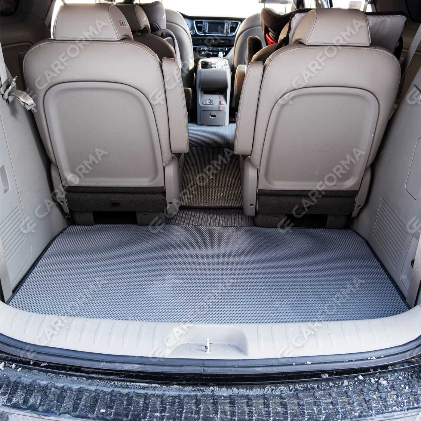 Ворсовые коврики на KIA Carnival III 9 мест и 11 мест 2014&nbsp;-&nbsp;2021 во Владикавказе